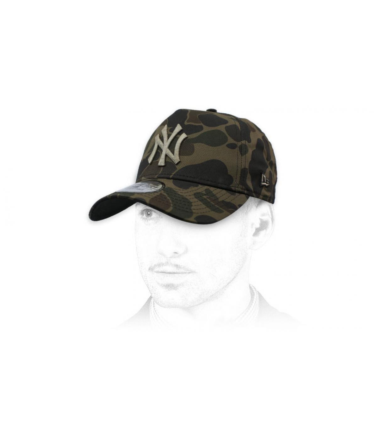 casquette NY camo Casquette Camo NY Aframe camo